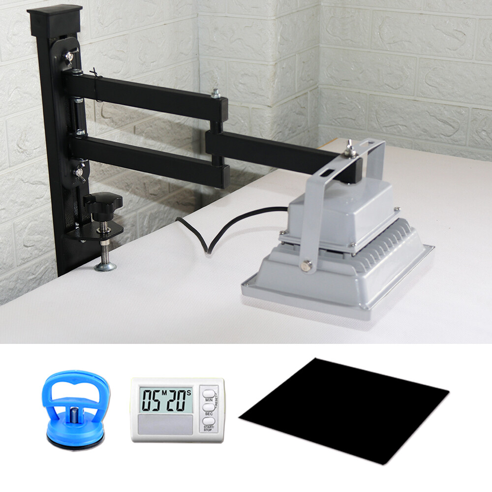 Screen Printing LED Exposure Unit Rotary Light Clamp 110-220 Universal Voltage