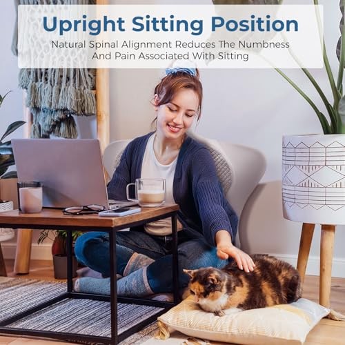 Reading Pillow for Bed, Leaning, Lying and Prone, Ergonomic Memory Foam Grey