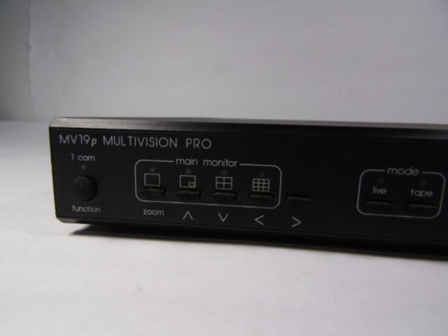 Robot MV19P Multivision Pro 9-Camera B/W Duplex Multiplexer ! NEW !