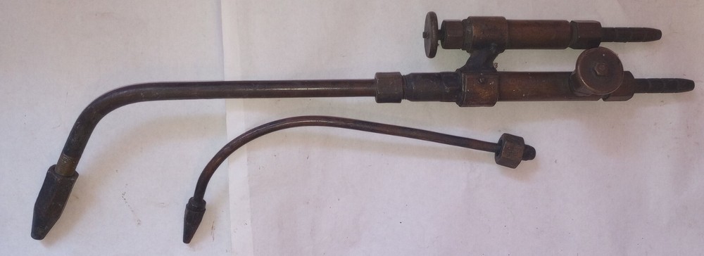Vintage Everready Cutting Torch Head With Brazing Tip