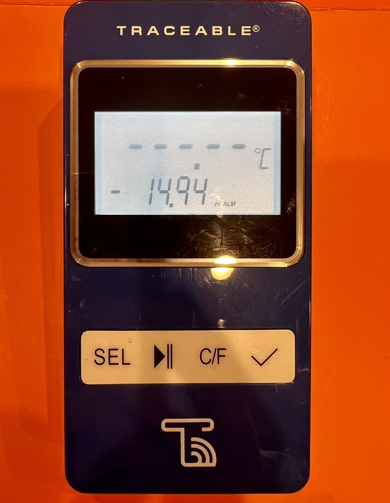 Traceable Wi-Fi Data Logging Refrigerator/Freezer Thermometer