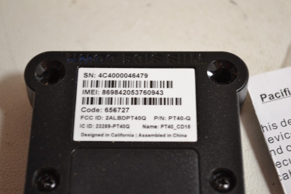 Pacific Track PT40 - GPS Tracker Hardware Device