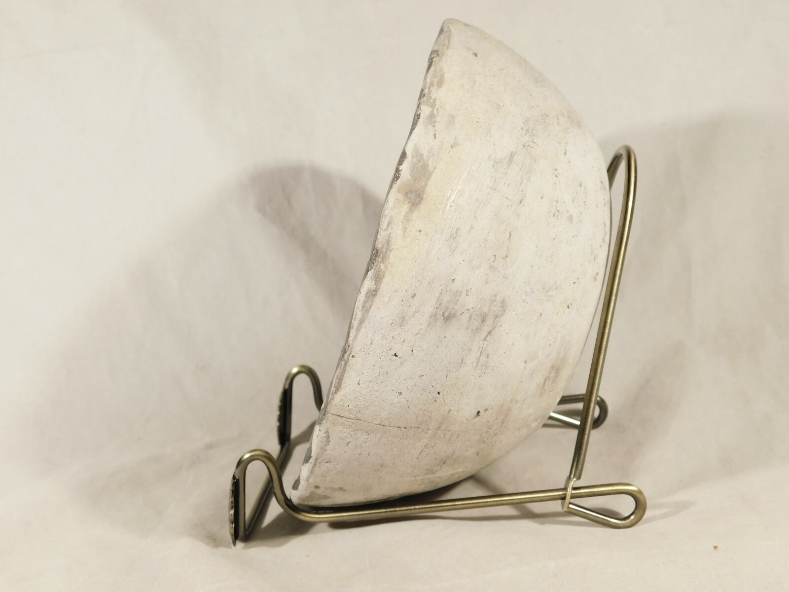 Easel Display Stand Metal Medium Size Adjustable Sea Shell Design