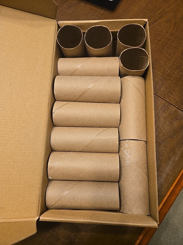 20 Empty Toilet Paper Rolls - Great For Craft Projects