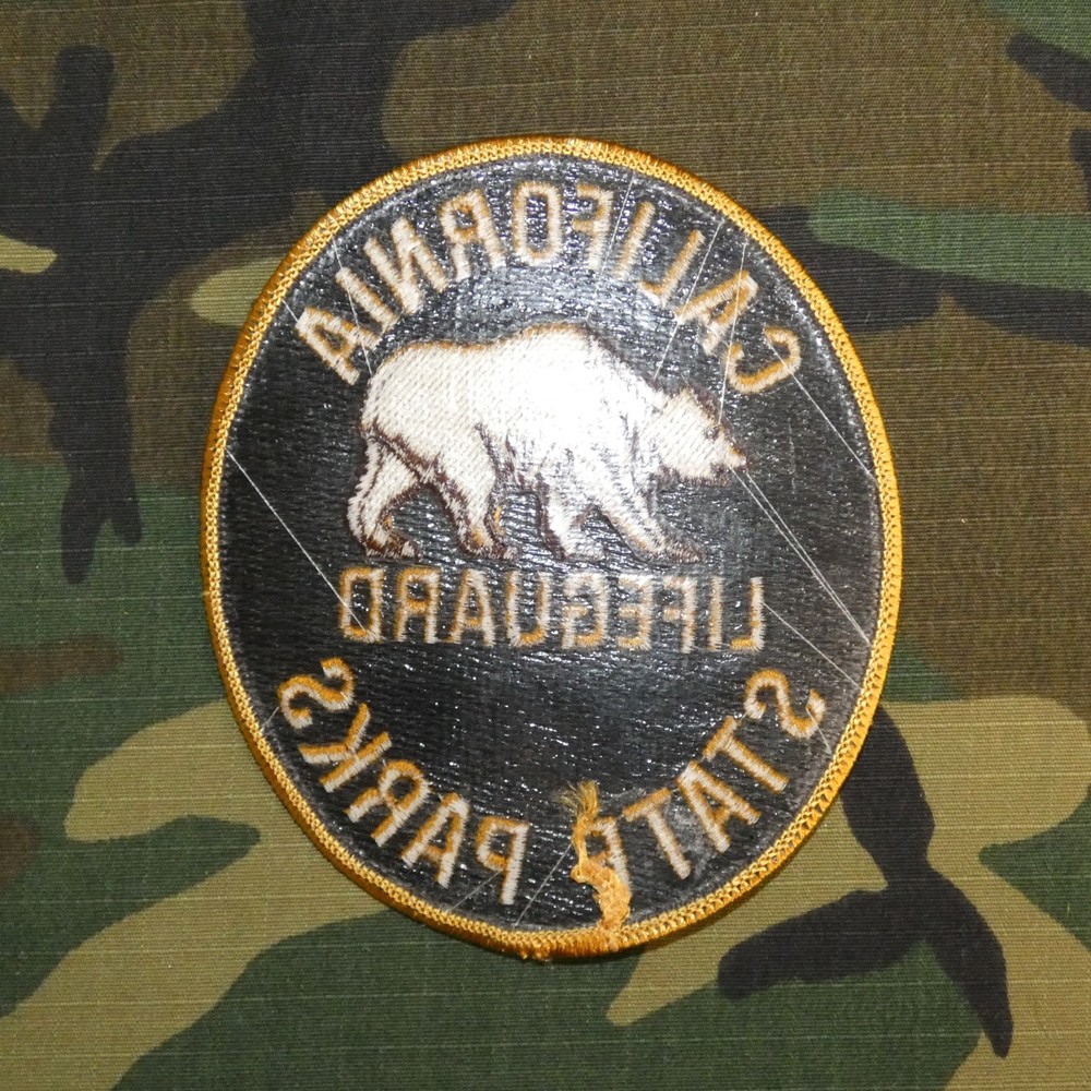 Vintage California State Parks Lifeguard Shoulder Patch (CA)