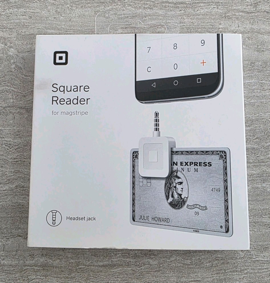 Square Reader For Magstripe With Headset Jack - White - Original Square Reader