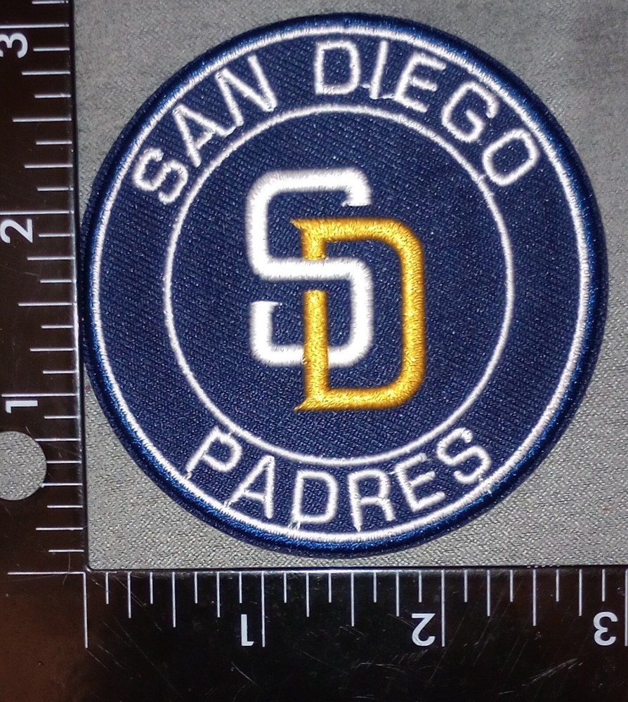 SAN DIEGO PADRES IRON ON PATCH - Navy Blue