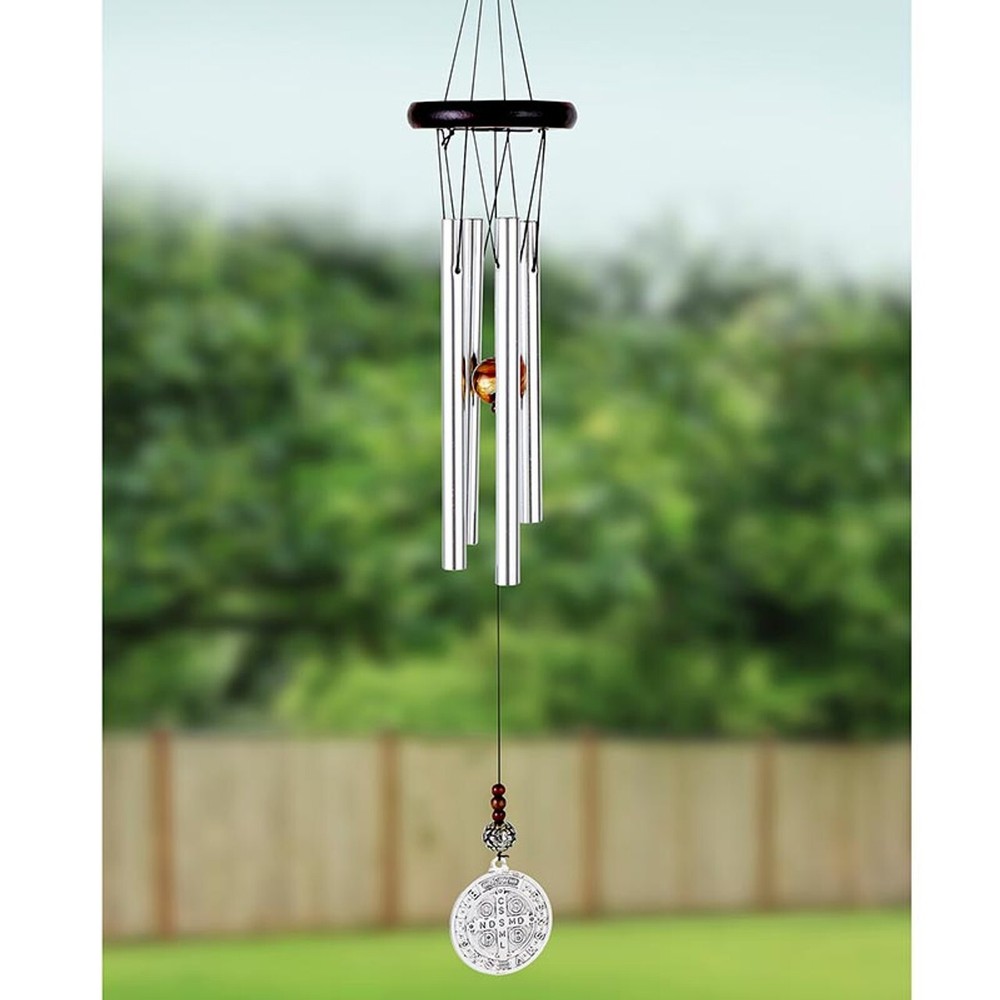 Small St Benedict Wind Chime, 20" L x 3.5" D