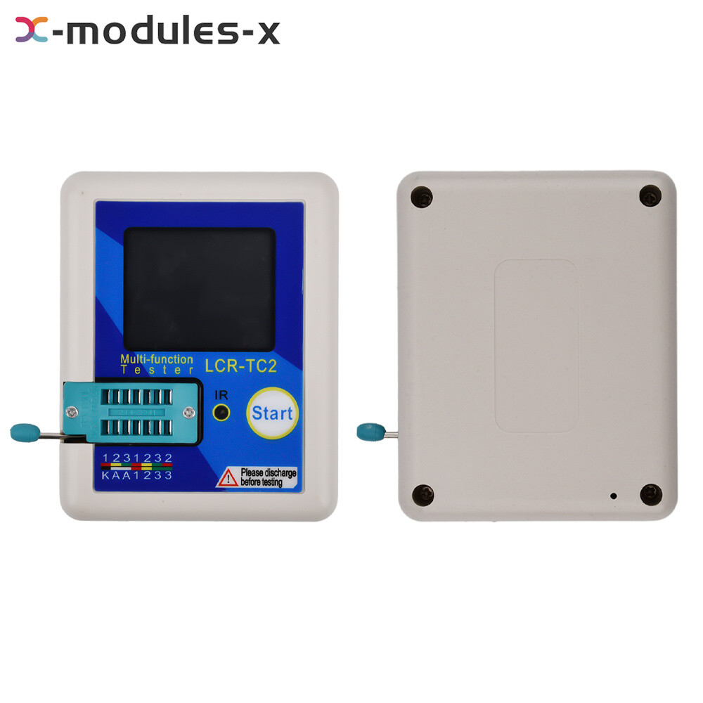 Upgraded LCR-TC2 Transistor Tester TFT Diode Triode Capacitance Meter ESR Kit