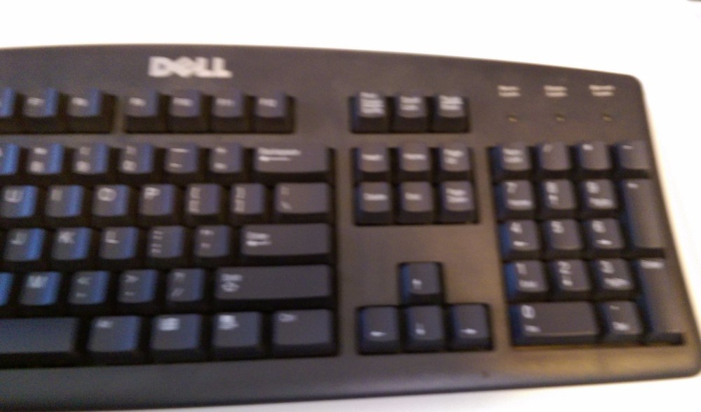 Genuine DELL Black PS/2 Computer Desktop Keyboard RT7D20
