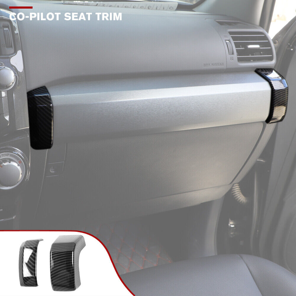 Passenger Co-pilot Dashboard Side Panel Decoration Cover Trim For 4Runner 2010+