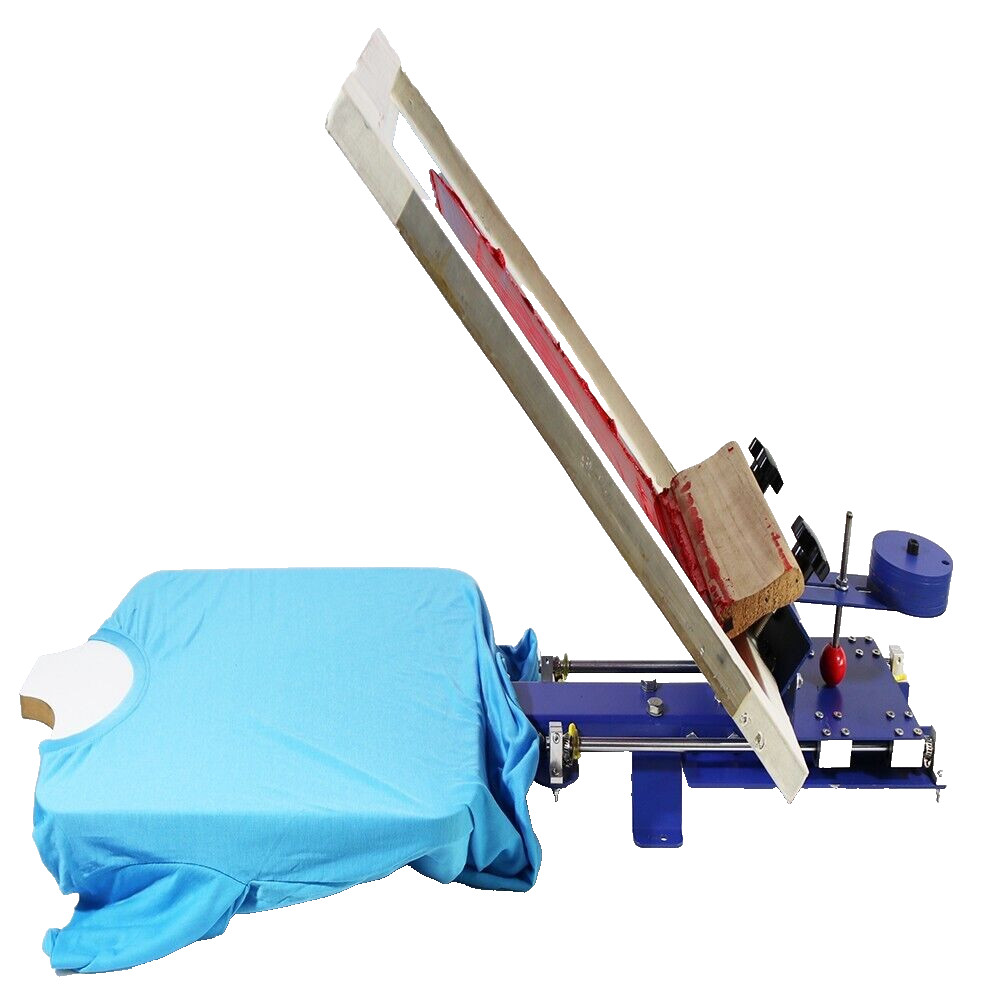 Single Color T-shirt Screen Printing Machine Desktop Fixed Screen-sliding Press