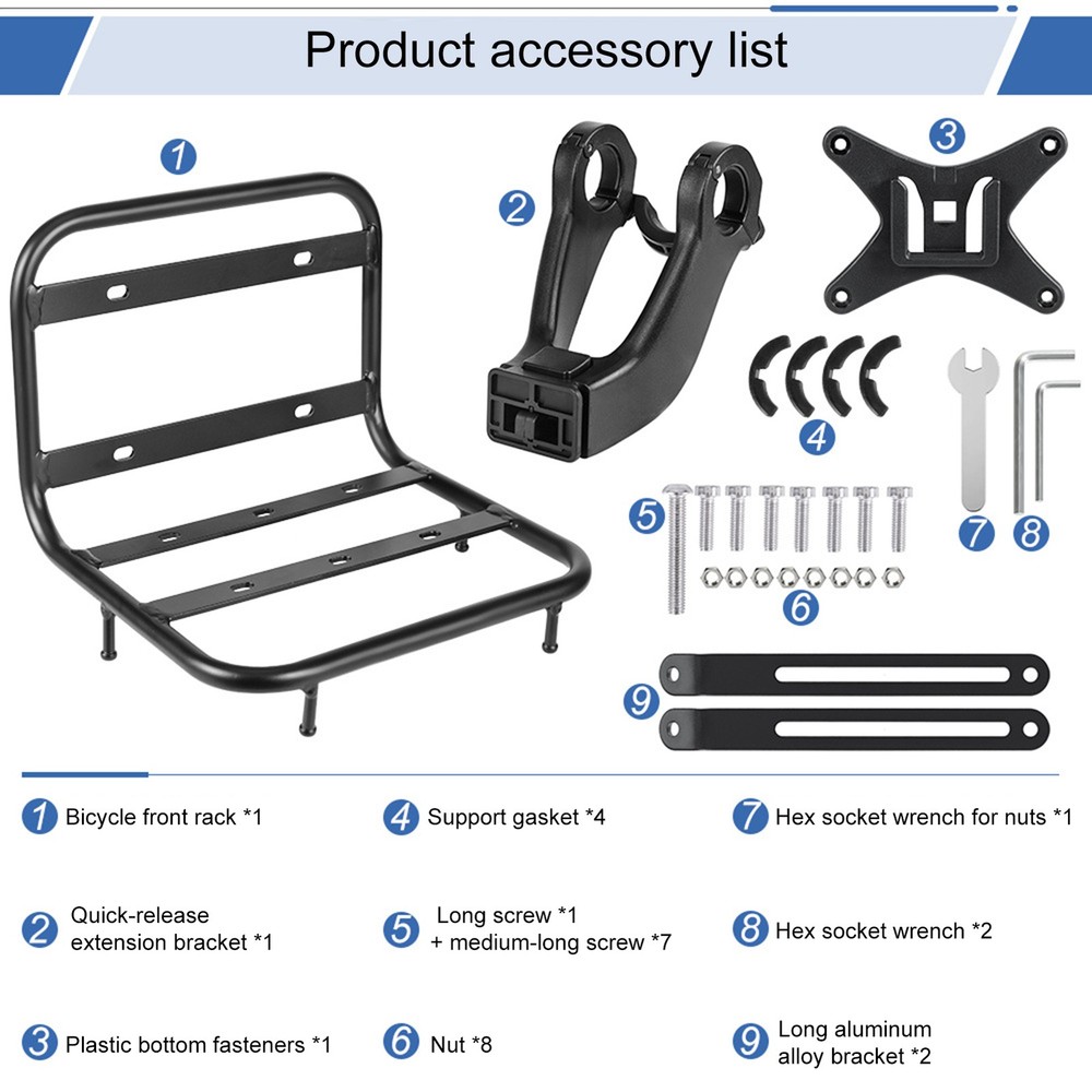 Cycling Luggage Rack Quick Release Strong Load Bearing Holder