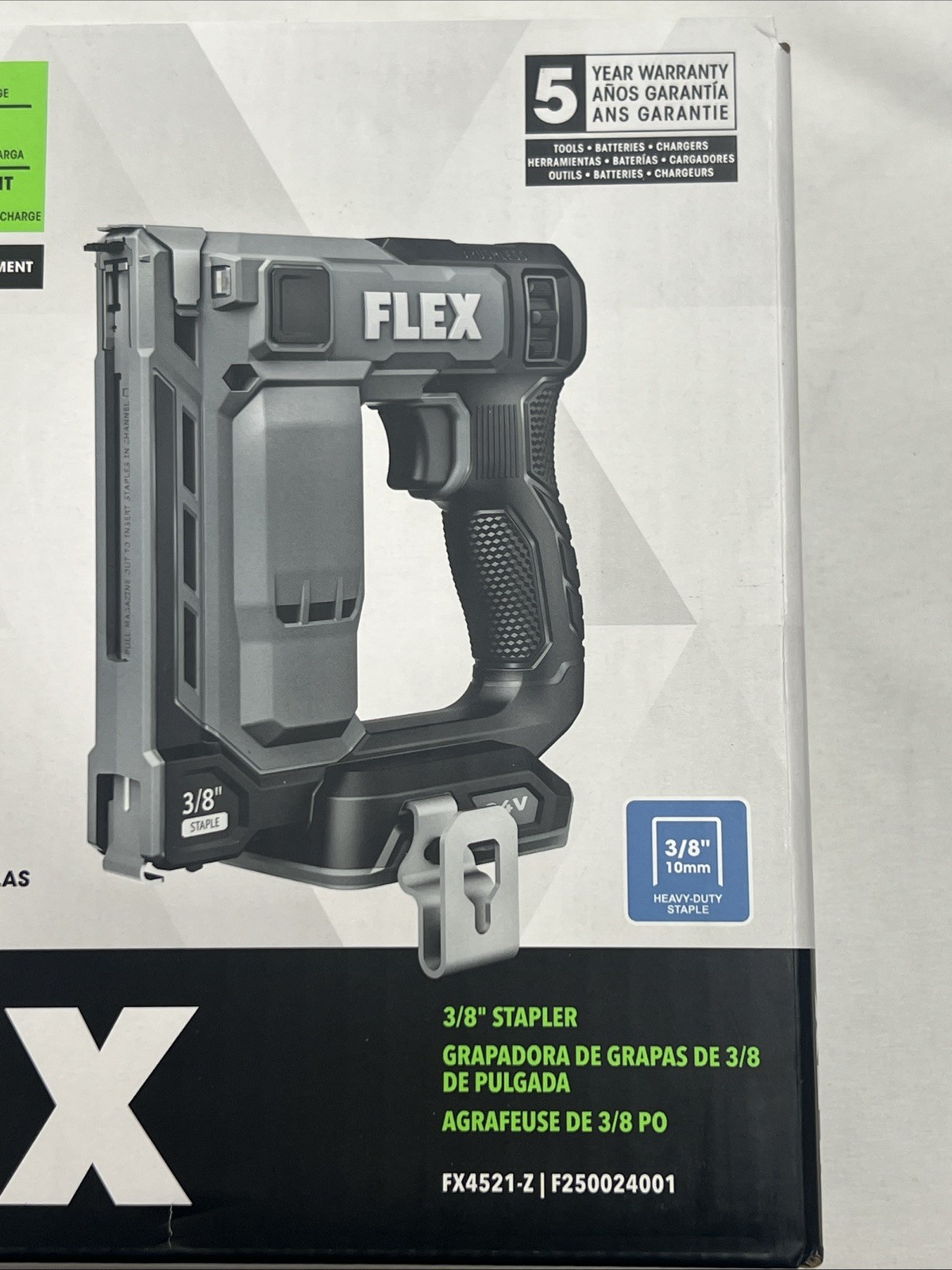 FLEX 24V Brushless 3/8" Cordless Stapler (Tool Only) FX4521-Z