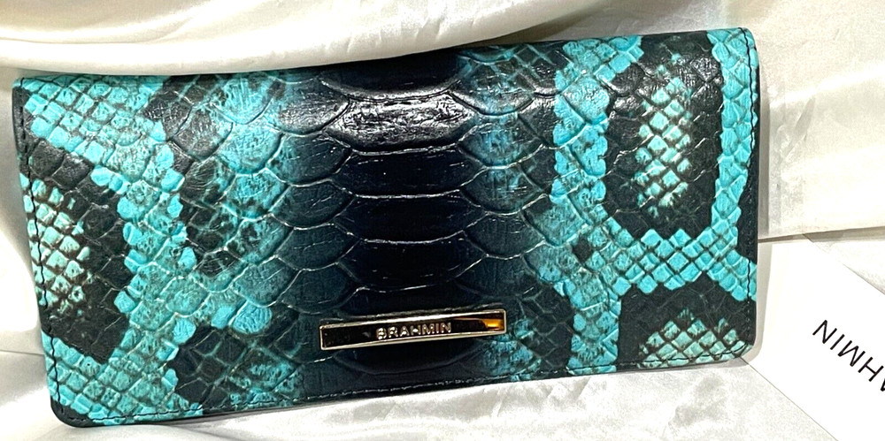 Brahmin Katie & Addy Wallet Bundle in Blue Waterford NWT - 2 items