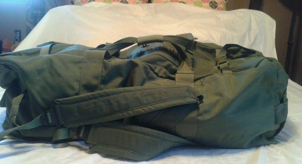 USGI Military Improved Deployment / Flight Duffle Bag Back Pack USGI - Good
