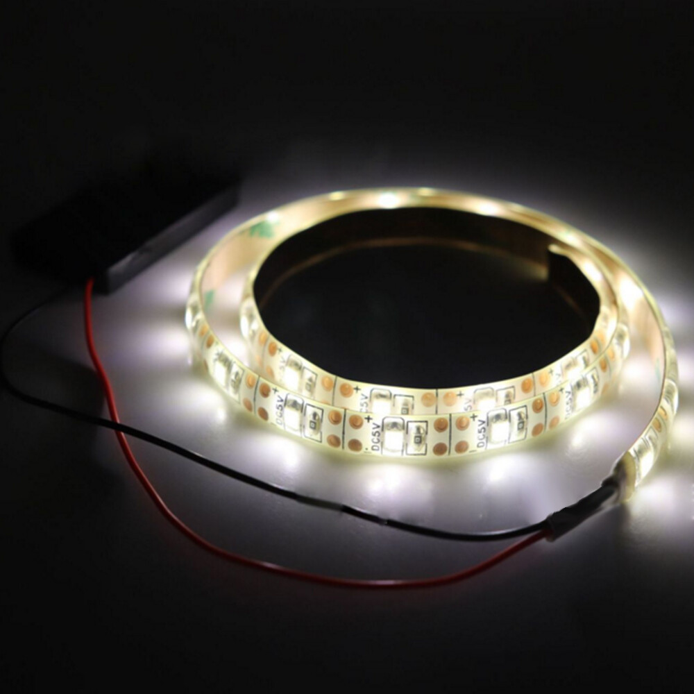 Button Battery Powered 2835 SMD 3V DC 60LED/M LED Strip Light Flex LED Tape