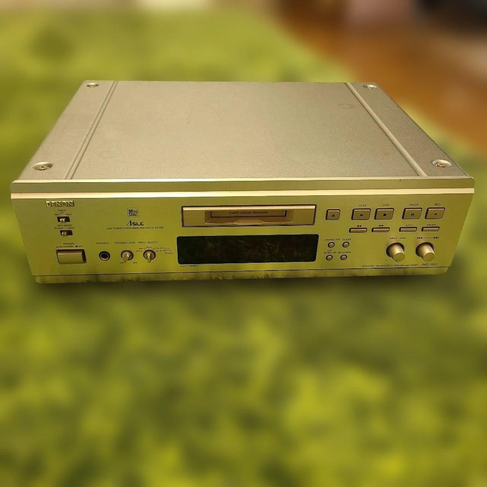 DENON DMD 1000 MiniDisc Recorder Player With Original Remote Fully JP