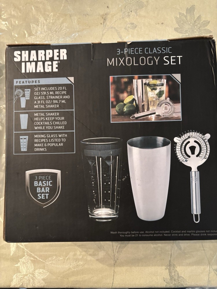 Sharper Image Three Piece Mixology