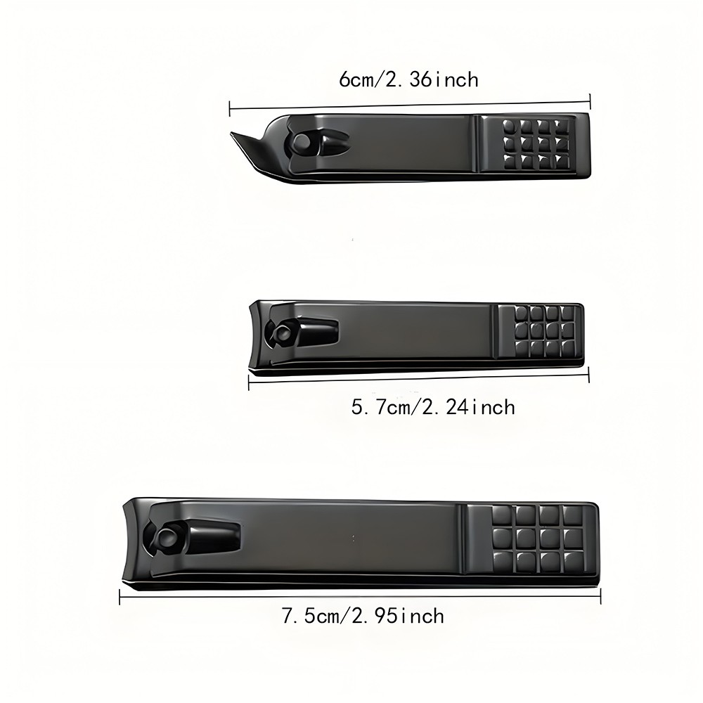 Nail Clippers Set, 3 PCS Ultra Sharp Stainless Steel Fingernail & Toenail