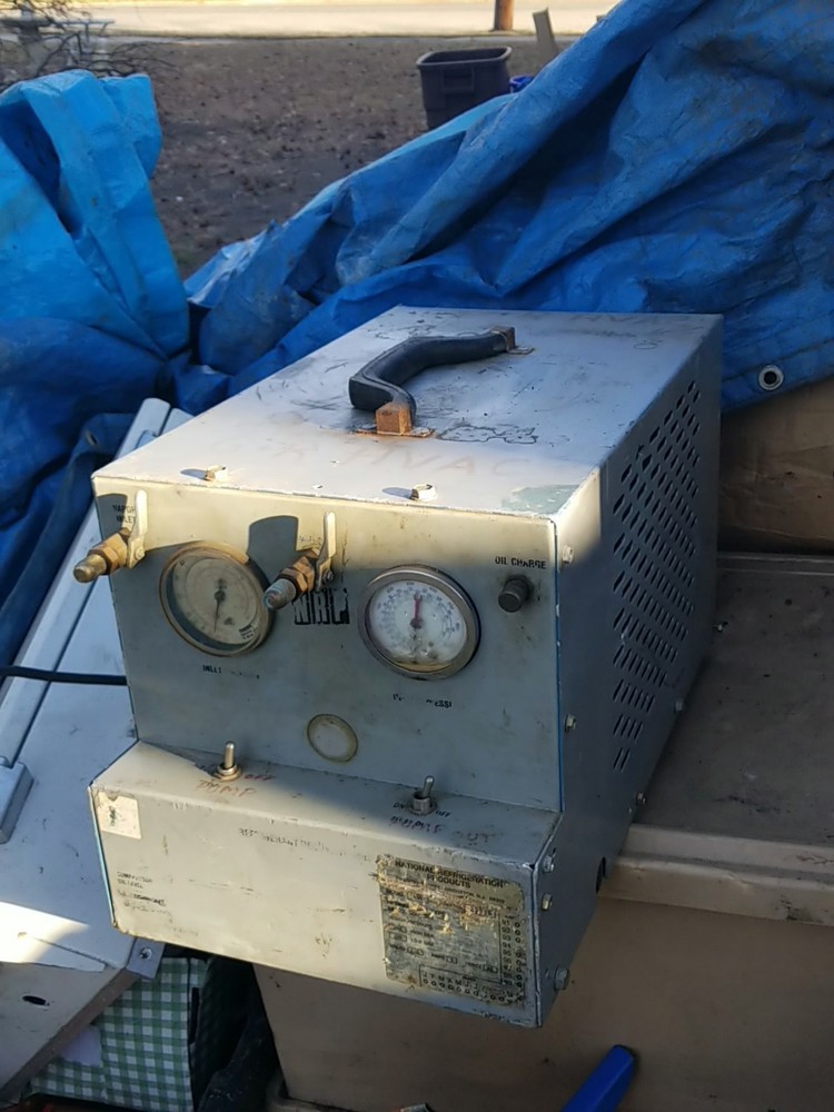VINTAGE NATIONAL REFRIDGERATION PRODUCTS TESTING HVAC
