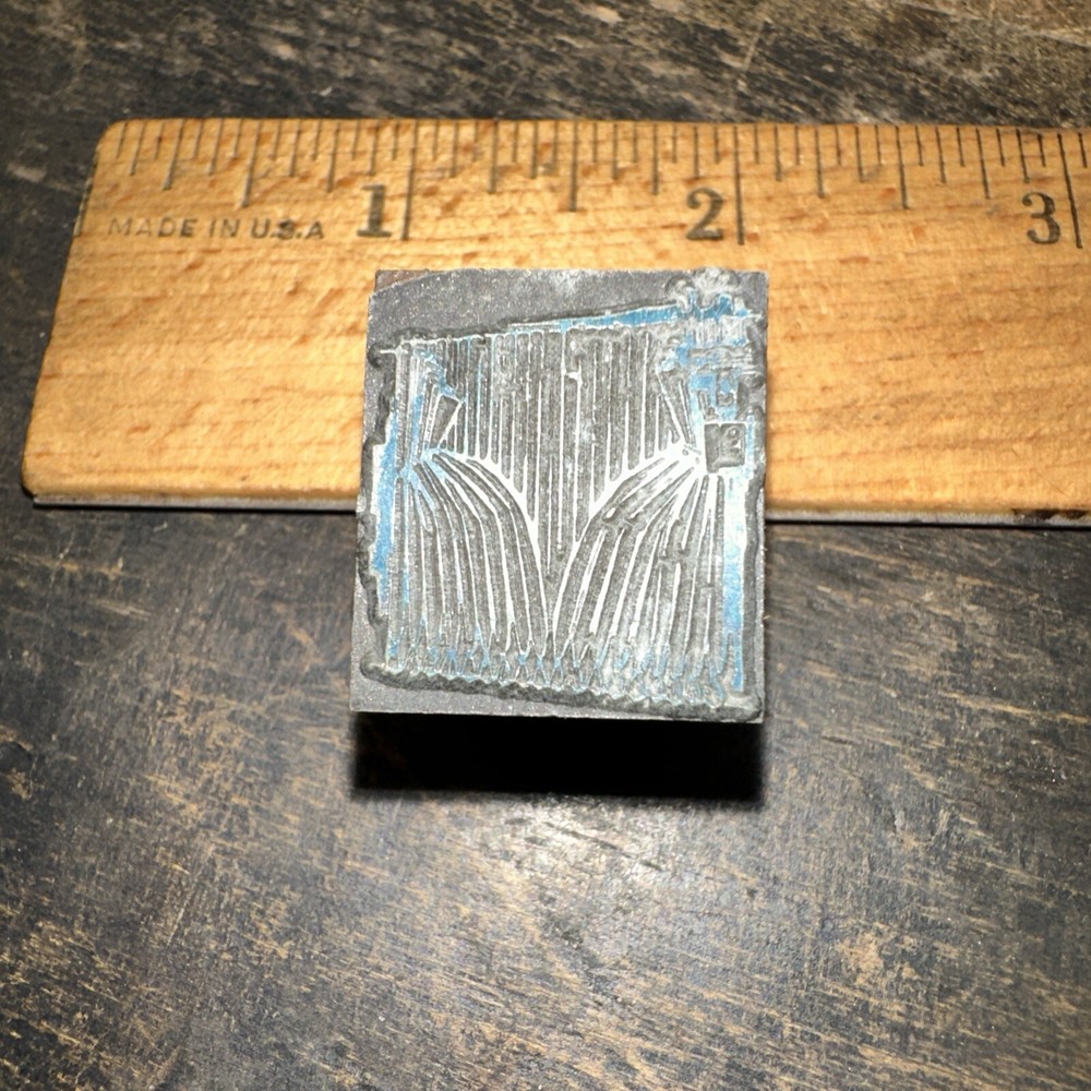 Printing Block ( Side View of a Dam ) Waterfall Image