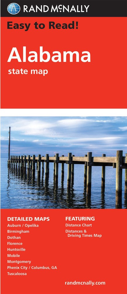 Rand McNally State Maps: Alabama and Florida (2 Maps)