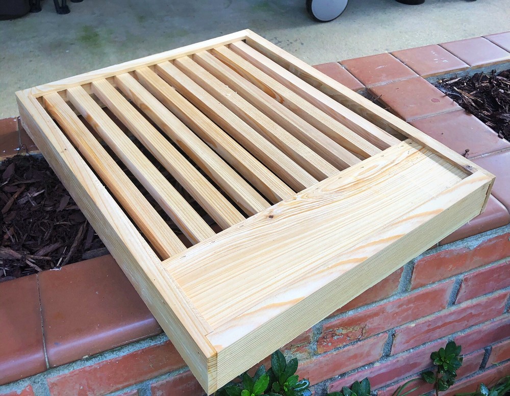 Cypress 10 frame slatted rack for Langstroth bee hive