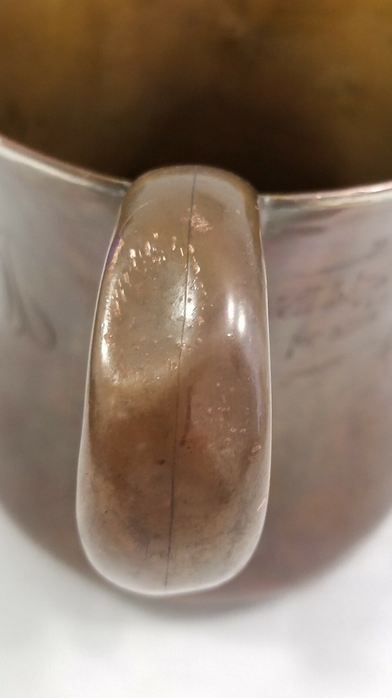 GORHAM MIXED METAL 3 HANDLE CUP