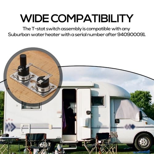 RV Water Heater Switch for Suburban 12V Limit 232282, Thermostat Switch