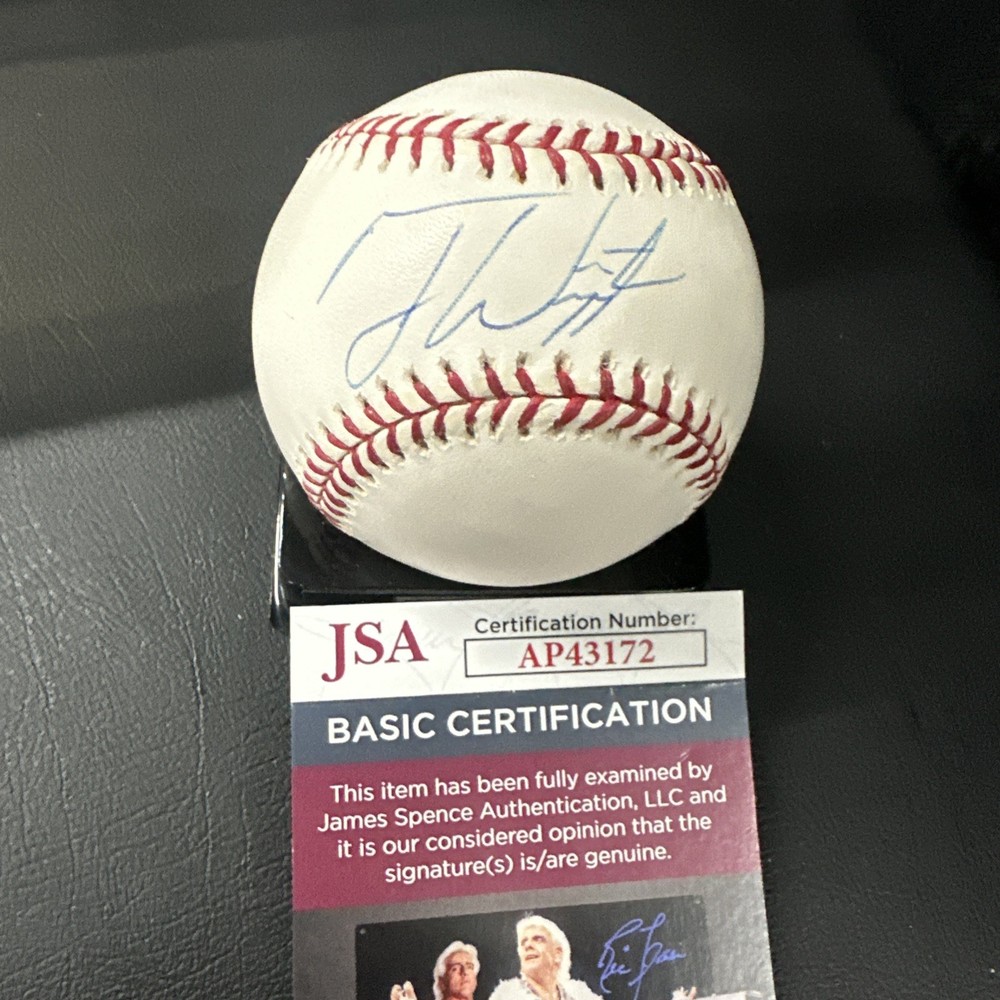 Ty Wiggins on Signed MLB Ball JSA Authenticated