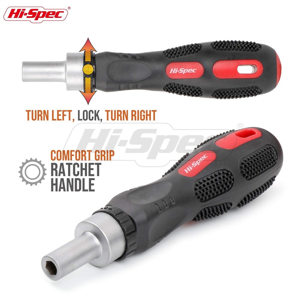 Hi-Spec 101pc Multi Bits Screwdriver & Ratcheting Handle Tool Set Kit. Comple...