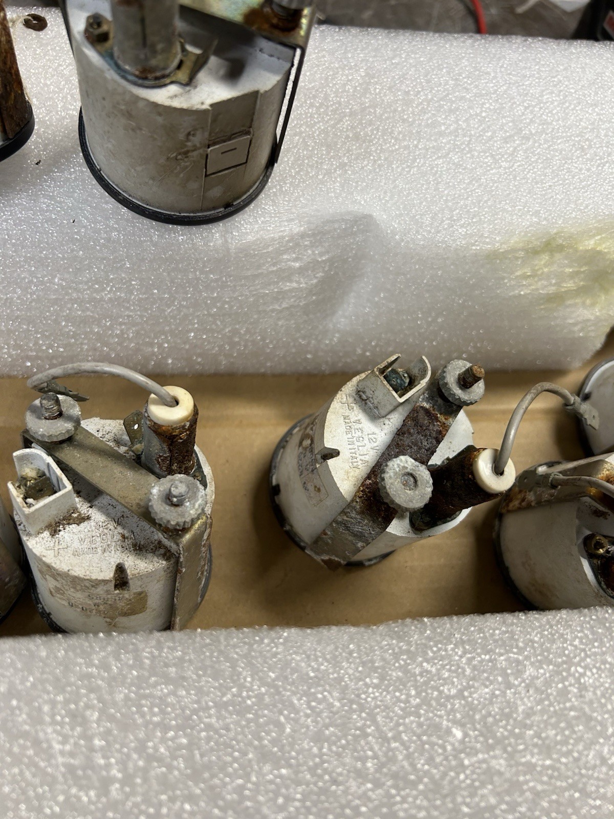 Original 1970 1971 1974 Ferrari 246 Dino Veglia Borletti Elettronico Clock Gauge