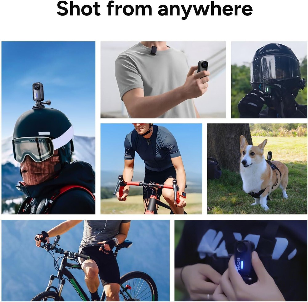 Action Pocket Camera 4K 30M Waterproof Stabilization Mini Body Camera For Go Pro