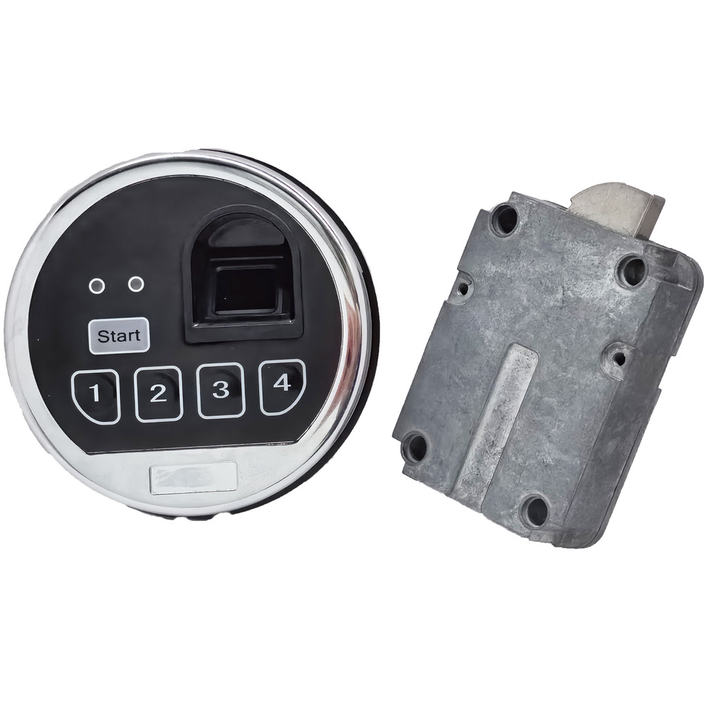 Fingerprint Safe Electronic Lock Biometric LED Touch Swingbolt Lock Lock