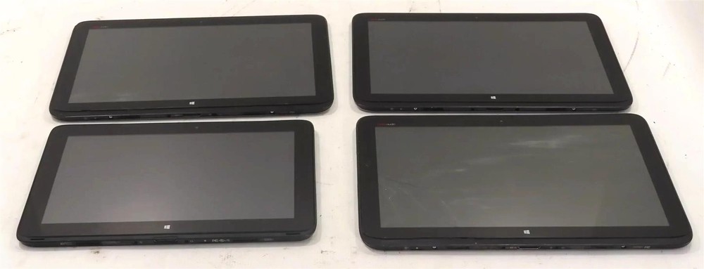 Lot 4 Mix HP Model Brand Startup Tablets