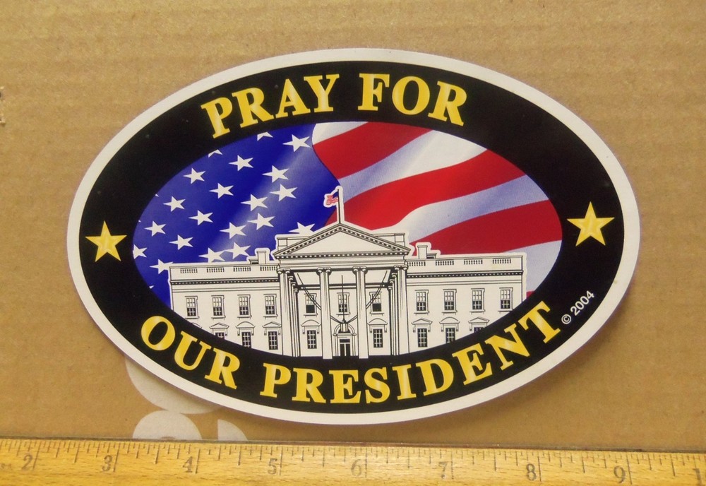 Pray for Our President Oval Magnet