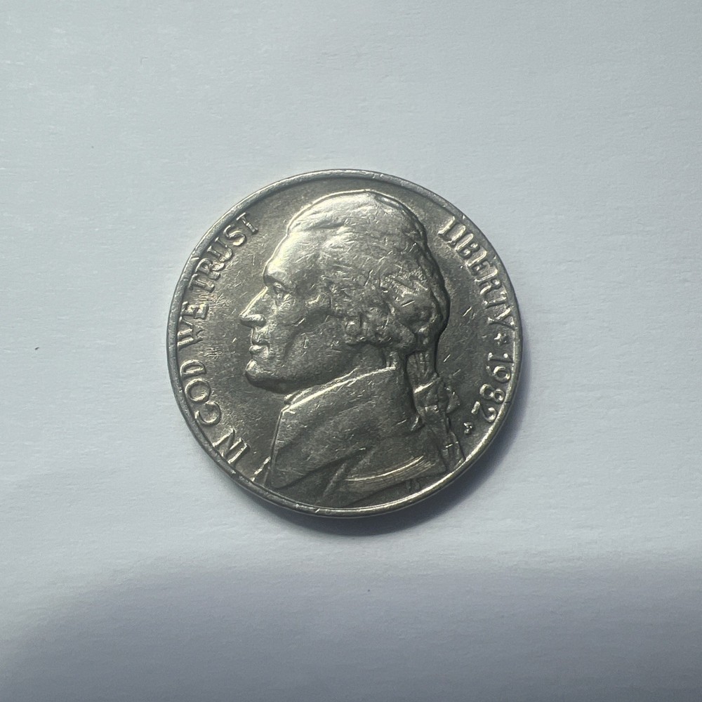 2 Sided Double Headed Nickel Front &Back both Heads 2 Different Years 2000/1982