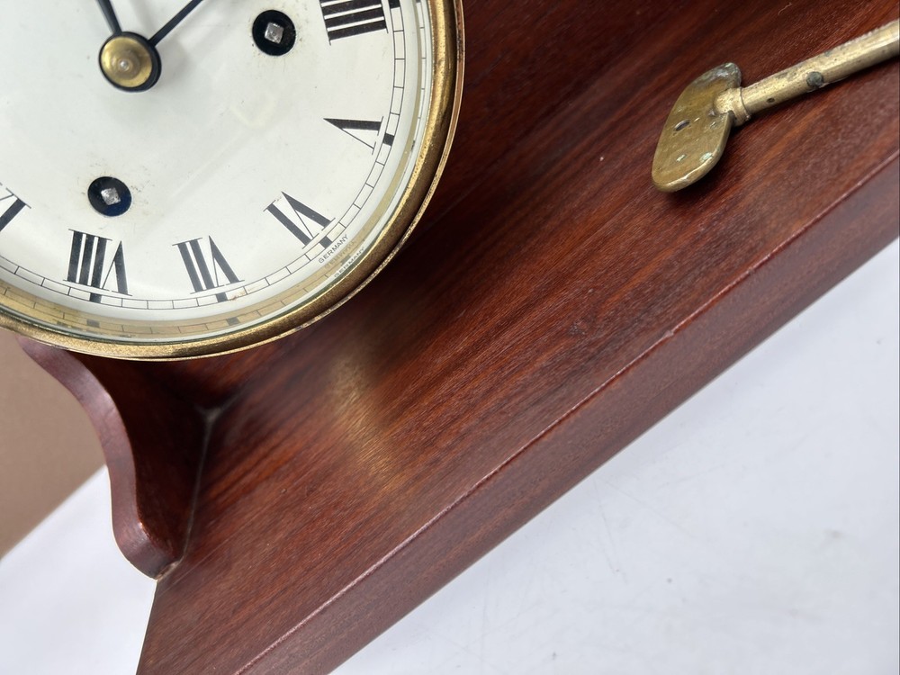 Schatz Ship's Strike clock barometer set Walnut Base READ NEED SERVICED / PATINA
