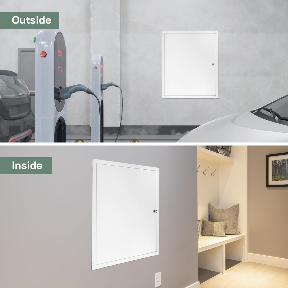 20" x 24" Inch Lockable Metal Access Panel with Key - Access Door for Inspect...