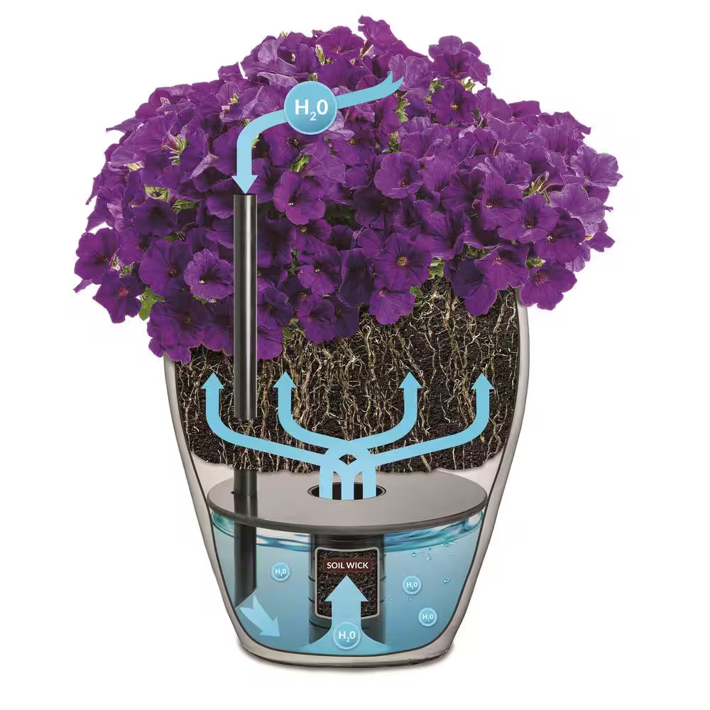 Aquapots Lite round Self-Watering Plastic Insert