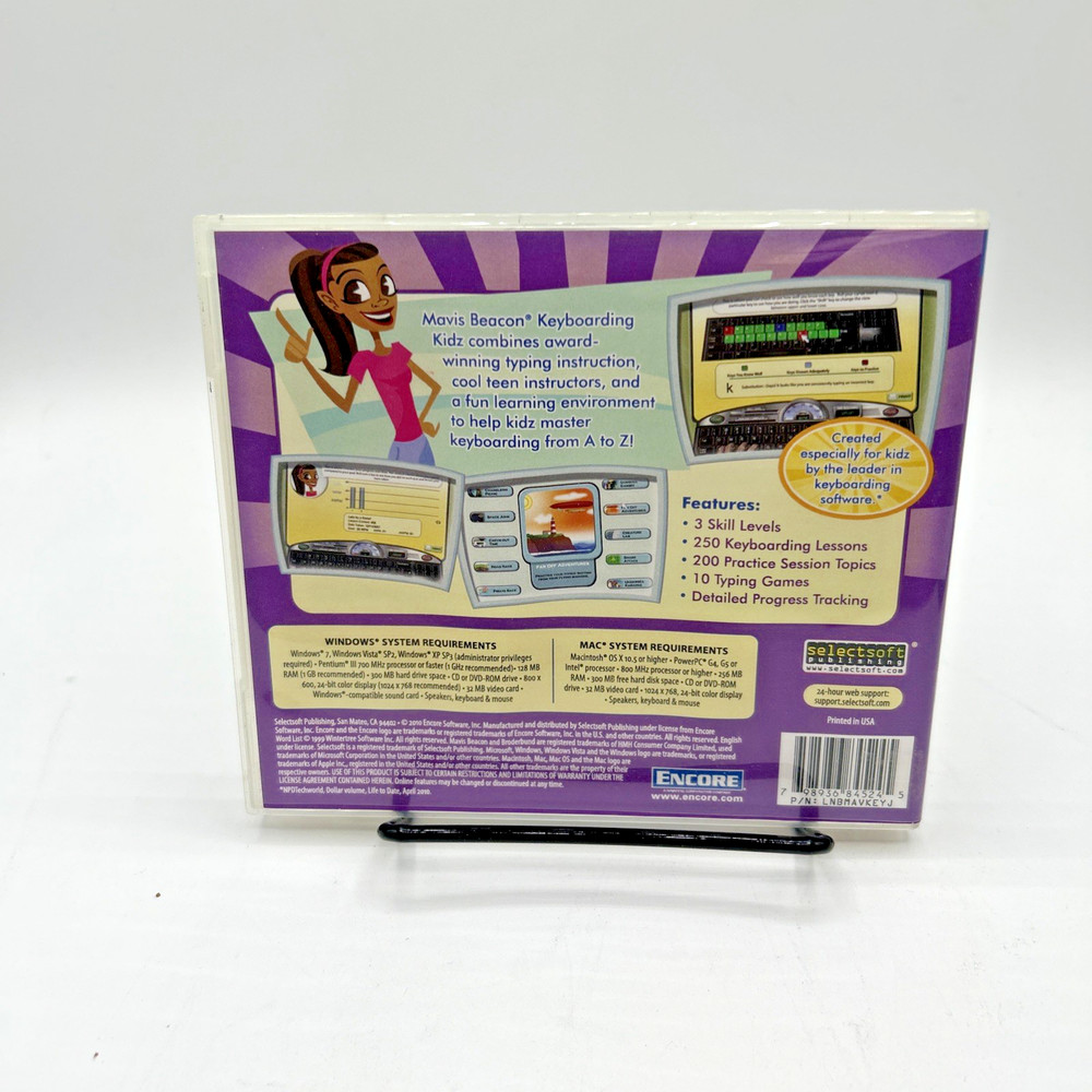 Mavis Beacon Keyboarding Kidz PC/MAC 2010 Release