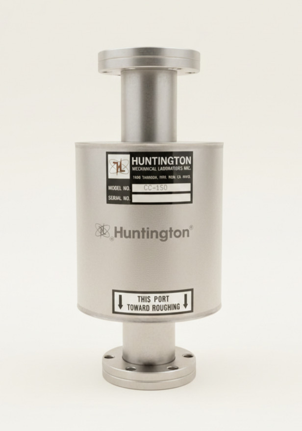 Huntington | CT-150 | Inline Vacuum Trap Valve | 304SS | 2.75" CF | CONFLAT
