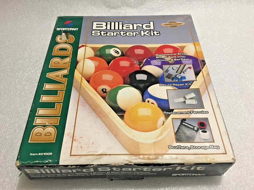 Sportcraft Billiard Pool Starter Kit Pool Balls