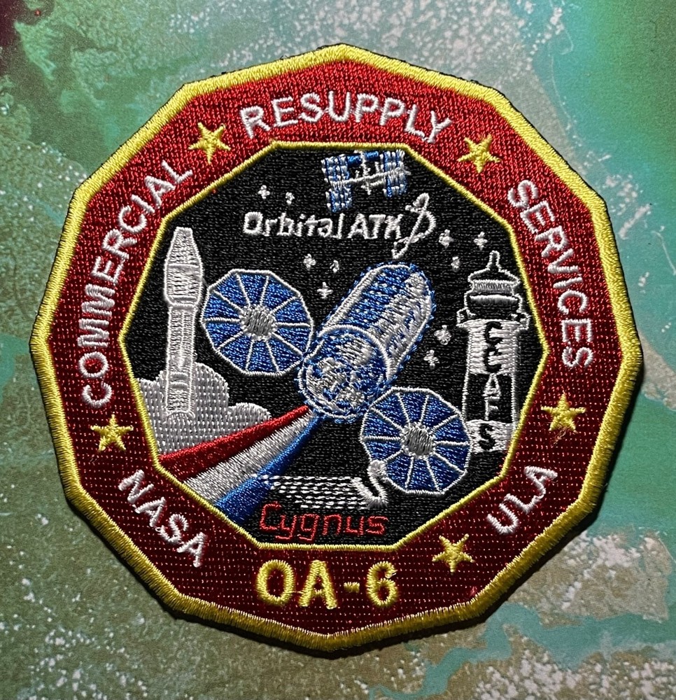 OA-6 ORBITAL ATK COMMERCIAL RESUPPLY SERVICES PATCH