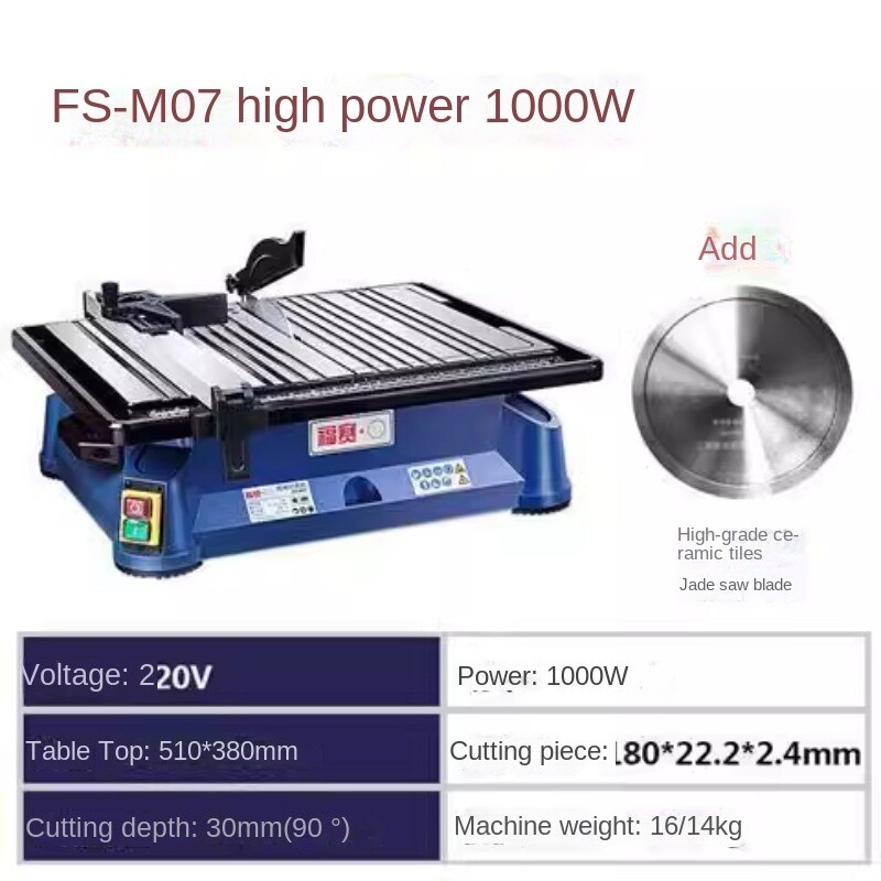 Chamfering Machine Desktop Tile Cutting Machine Stone Tile Cutting Saw