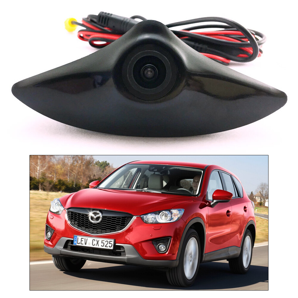 170° Car Full HD CCD Front View Camera Logo Embedded for Mazda CX-5 2013-2016