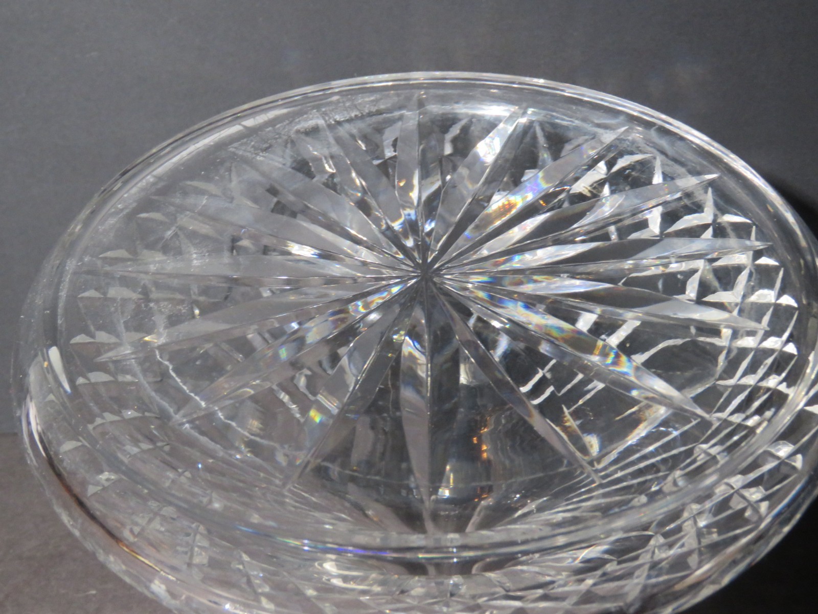 Waterford "Lismore" Pattern Irish Crystal Ship's Decanter