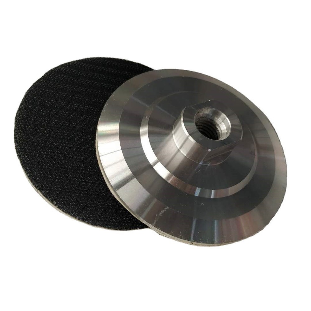 4"-7" Aluminum Hook & Loop Backer Plate 5/8"-11 Thread Polisher Grinder