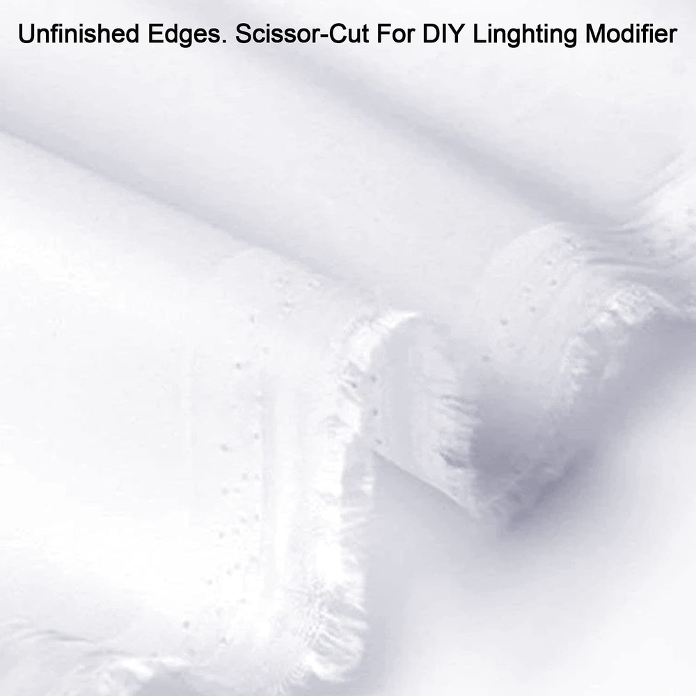 Diffusion Fabric Nylon Silk White 1 Yard x 67 Inch Seamless Light Modifier